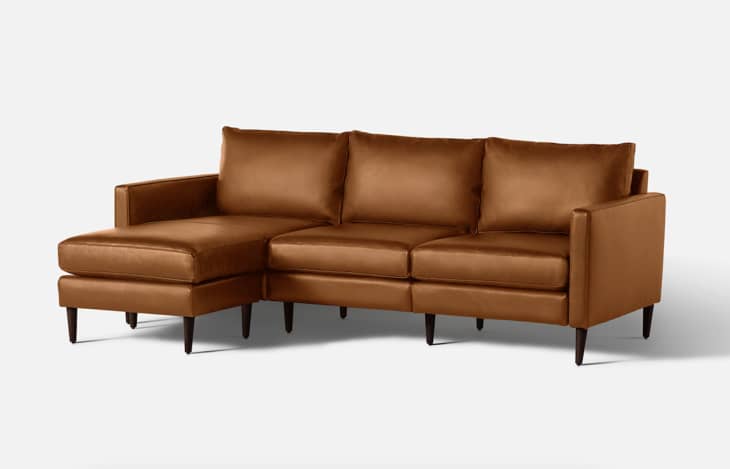 Product Image: 3-Seat Leather Sofa with Chaise