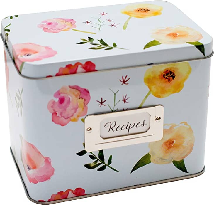 Heart & Berry Recipe Box at Amazon