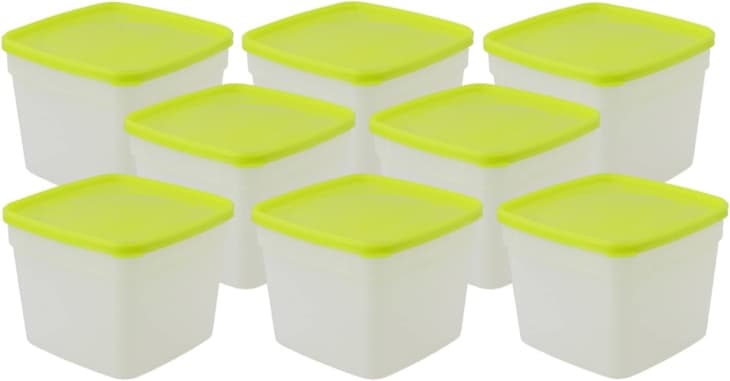 Product Image: Arrow Plastic 1.5-Pint Freezer Storage Containers (Set of 8)
