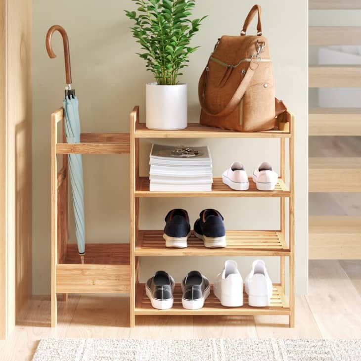 Product Image: 4-Tier Bamboo Entryway Shoe Organizer