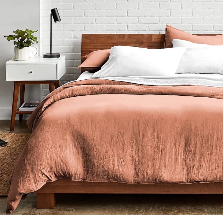 Product Image: Bare Home Sandwashed Duvet Cover, Oversized Queen