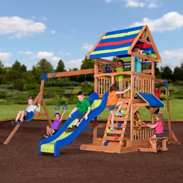 Product Image: Backyard Discovery Beach Front Wooden Swing Set