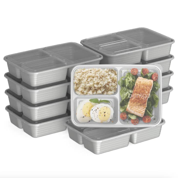 Bentgo Prep 3-Compartment Containers, 20-Piece Meal Prep Kit at Amazon