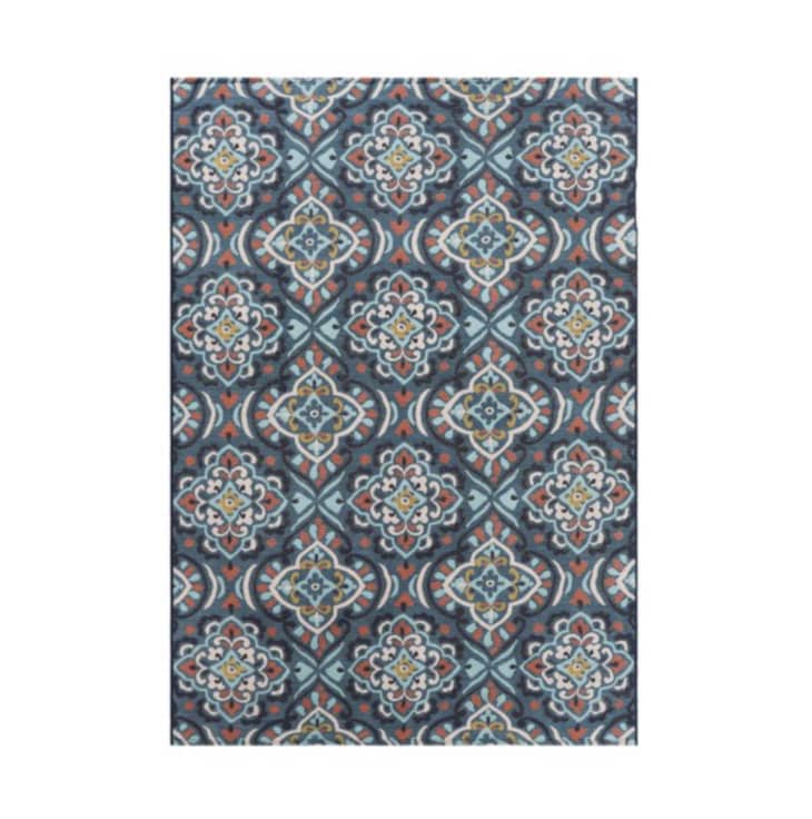 Product Image: Better Homes & Gardens 5' x 7' Blue Medallion Outdoor Rug