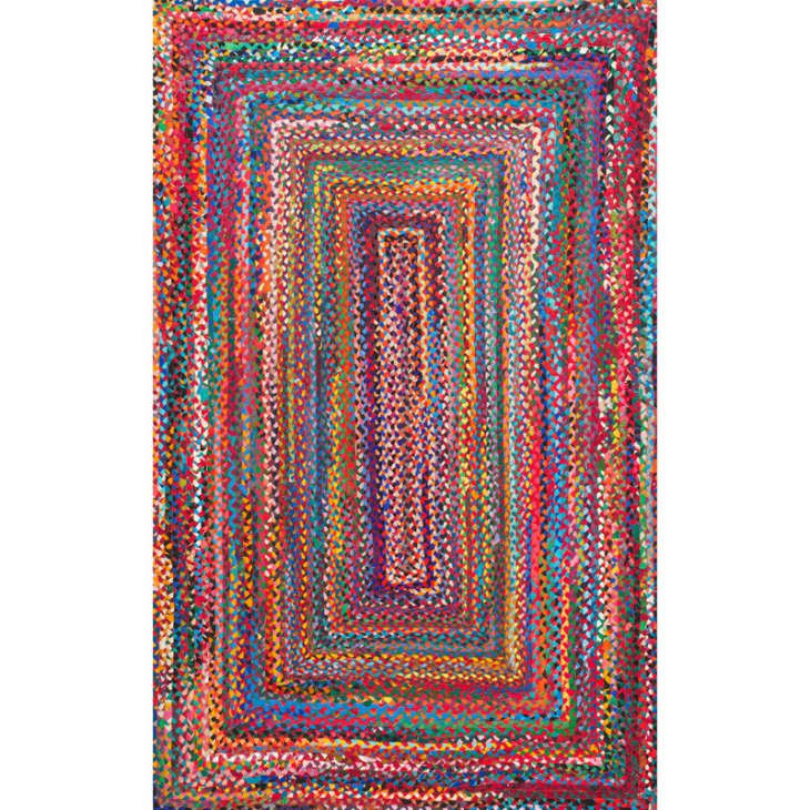 Product Image: Waterford Handmade Braided Cotton Multicolor Rug, 5' x 8'