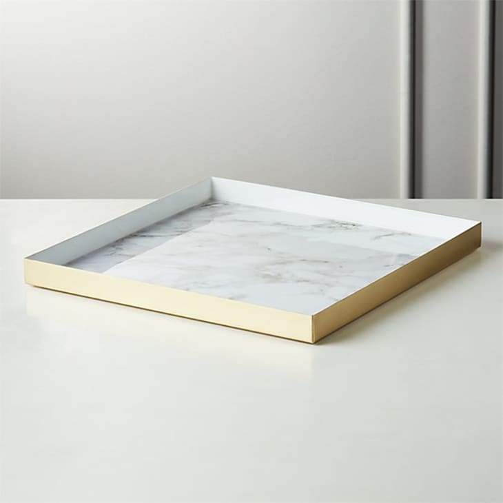 Product Image: Active Large White Marble Tray