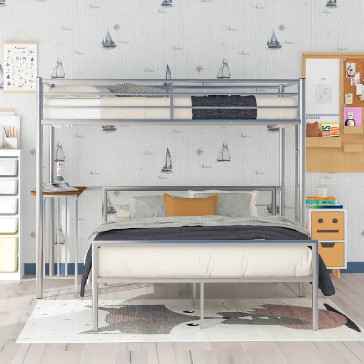 Product Image: Clarke Kids Twin Over Full Bunk Bed with Desk