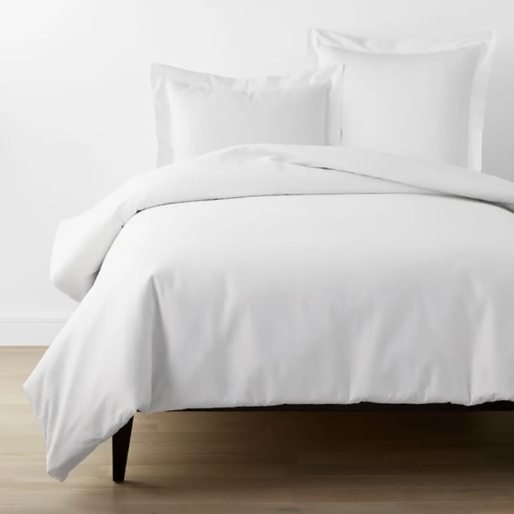 Product Image: Company Essentials Organic Cotton Percale Duvet Cover, Queen