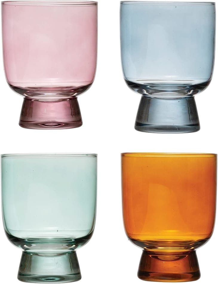 Product Image: Creative Co-Op Water Glass, Set of 4 Colors