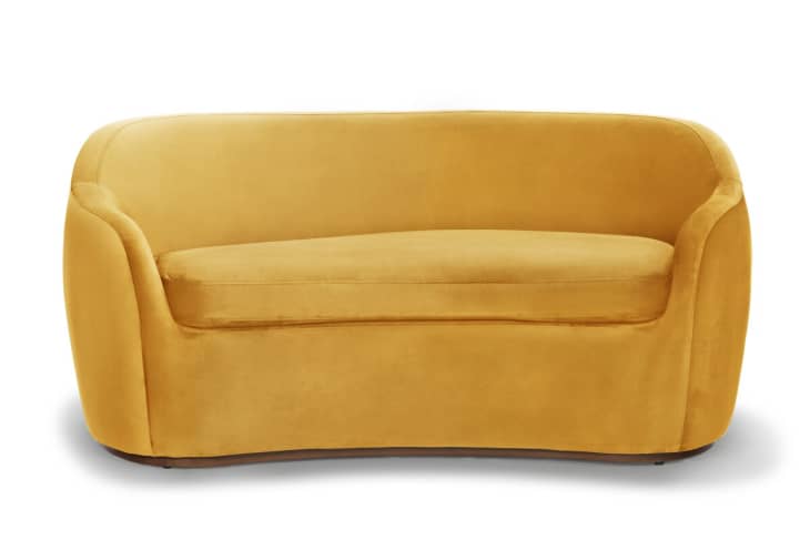 Product Image: Darrah 67" Velvet Round Arm Curved Sofa