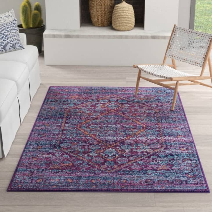 Product Image: Daveney Purple Area Rug, 5' x 7'5"