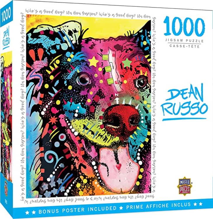 Who's A Good Boy 1000 pc Dean Russo Puzzle at Fat Brain Toys