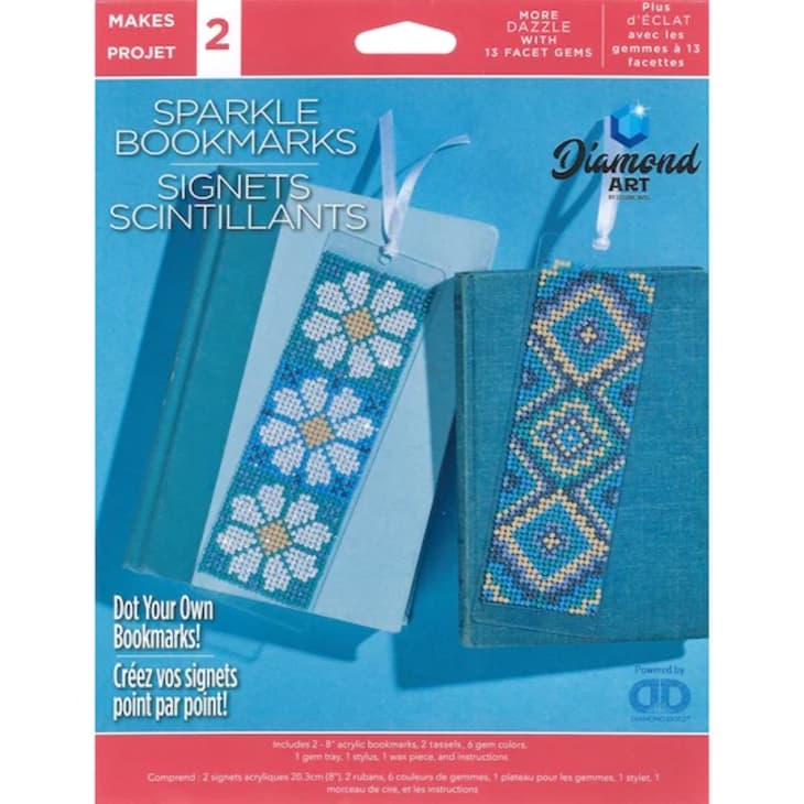 Diamond Art Sparkle Bookmark Making Kit at Michaels