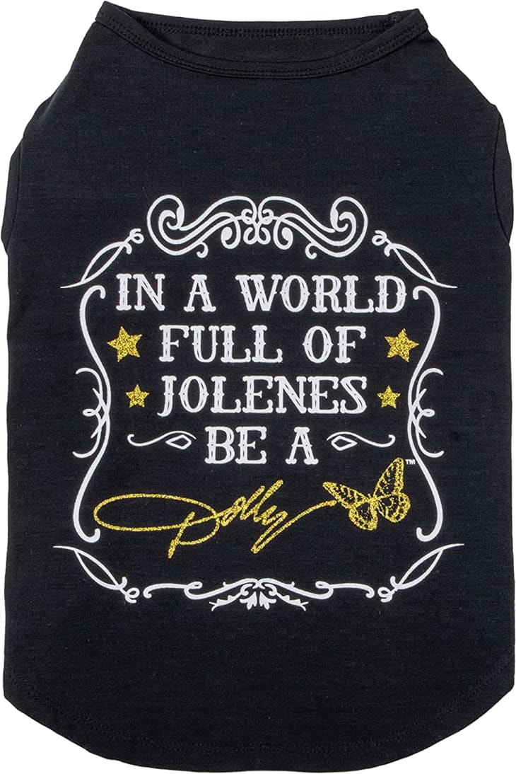 Product Image: Doggy Parton in a World Full of Jolenes Be A Dolly Black Shirt for Pets, Medium