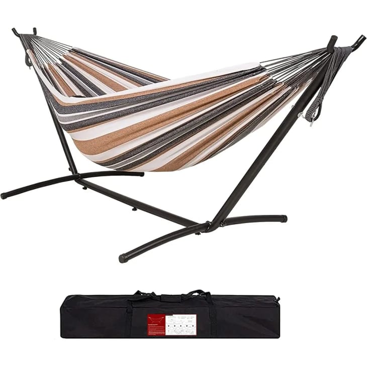 Vivere Cotton Hammock with Stand at Overstock