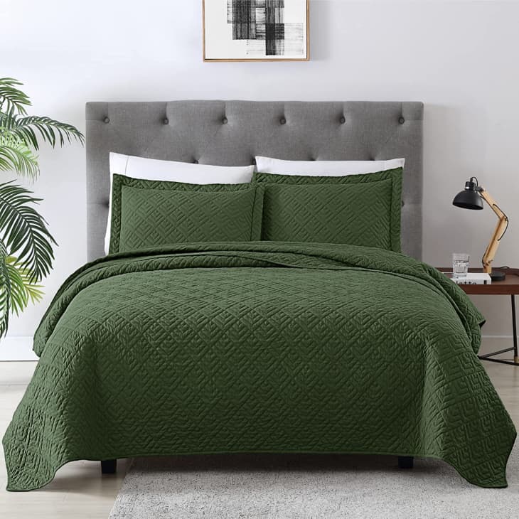 EXQ Home Lightweight Quilt Bedspread Set at Amazon