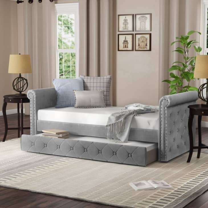 Product Image: Launcest Upholstered Daybed with Trundle