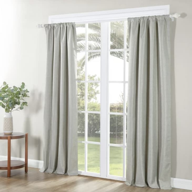 Ecologee powered by SUN+BLK 100% Recycled Total Blackout Curtains, 40" x 84" (Set of 2) at Walmart