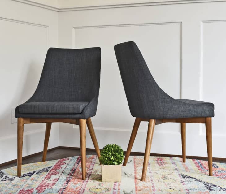 Product Image: Jessica Dark Grey Dining Chair, Set of 2