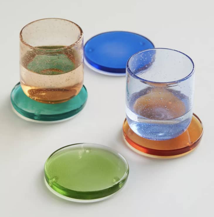 Edy Glass Coasters (Set of 4) at Urban Outfitters