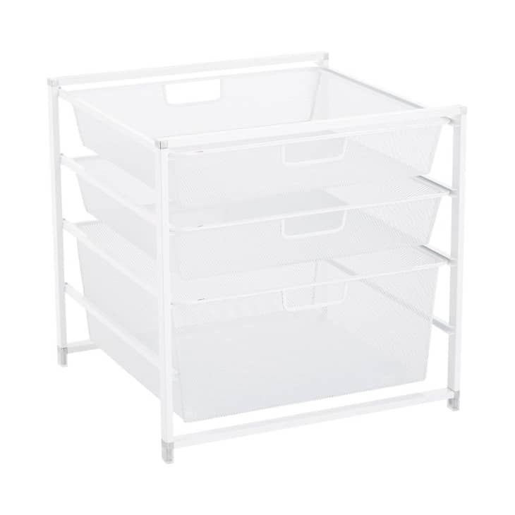 Elfa Cabinet-Sized Mesh Drawer Solution at The Container Store