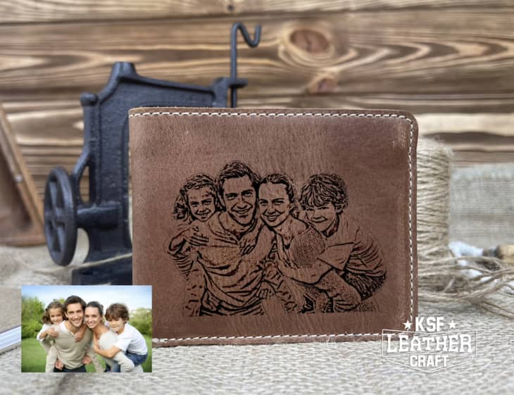 Product Image: Ksf Leather Craft Engraved Wallet