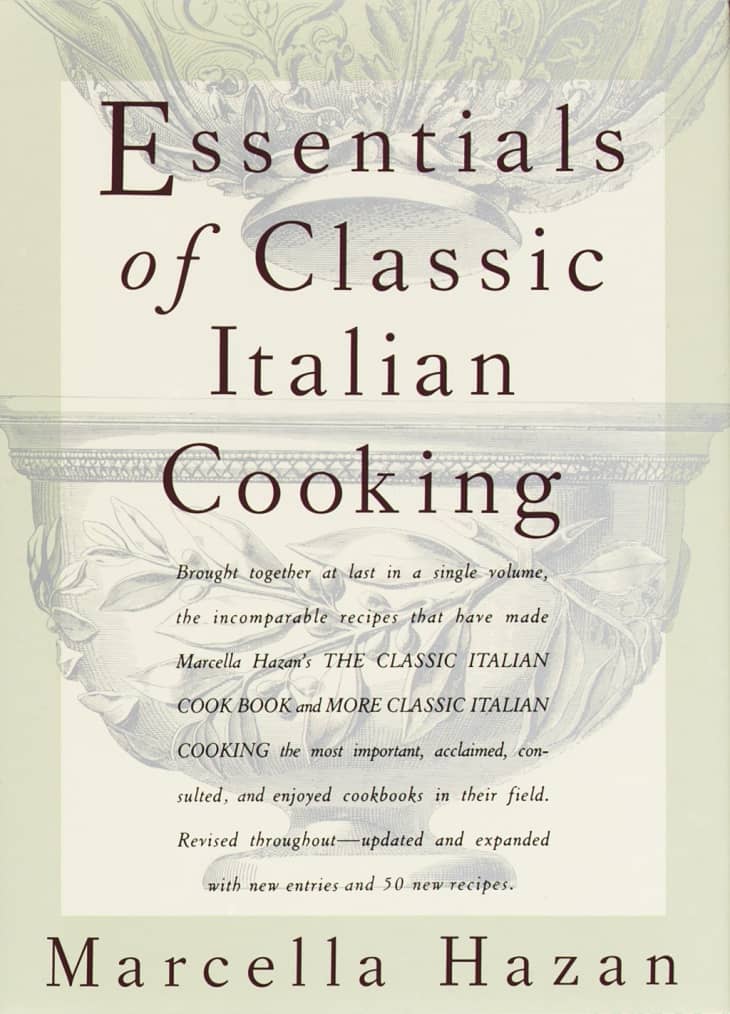 Product Image: “Essentials of Italian Cooking” by Marcella Hazan