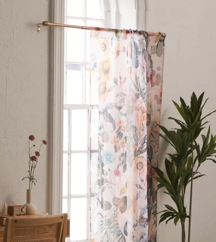 Exotic Garden Sheer Window Panel, 84" x 50" at Urban Outfitters