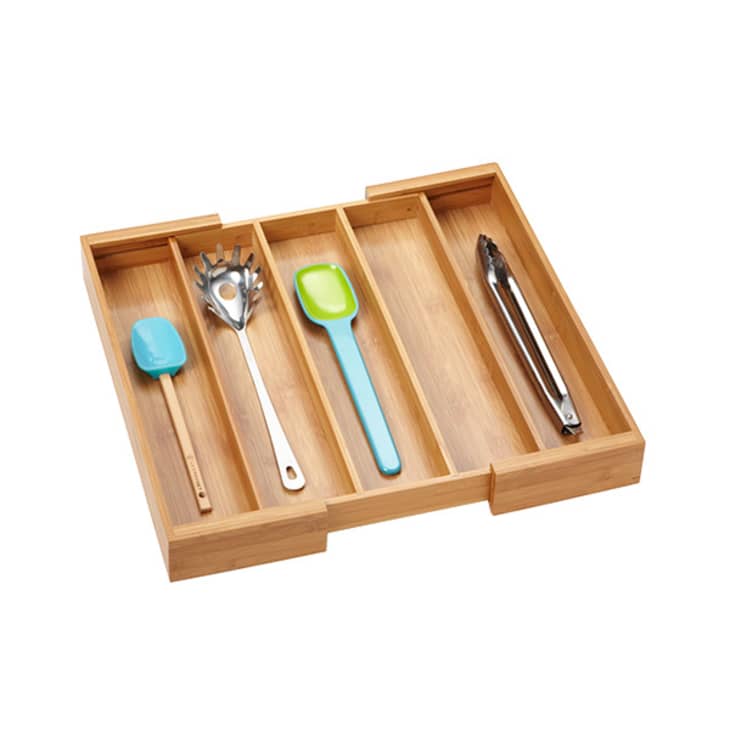 Expandable Bamboo Utensil Tray at The Container Store