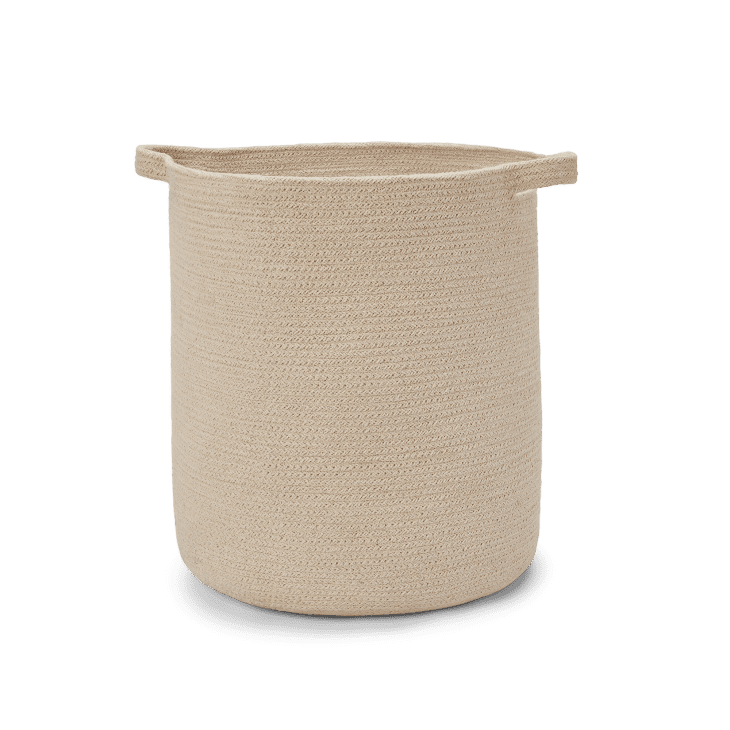 Large Woven Cotton Basket at Brandless