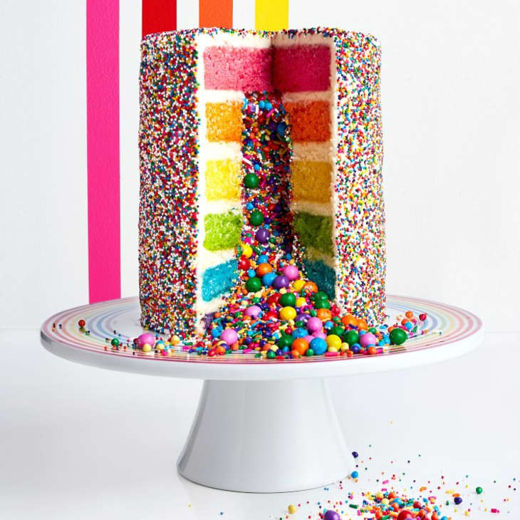 Flour Shop Rainbow Explosion Cake Kit at Williams Sonoma