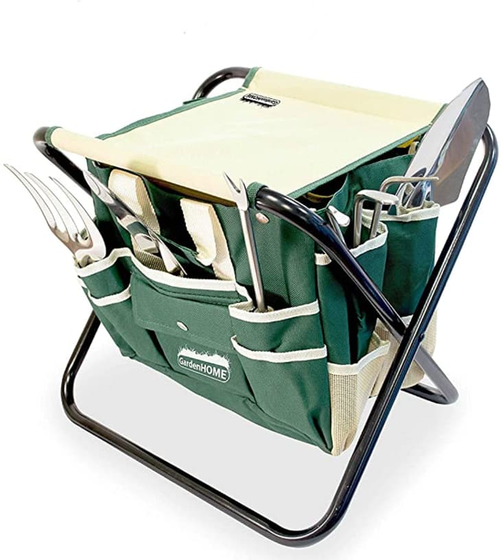 Product Image: GardenHOME Garden Tools Set 7 Piece All-in-One-Folding Stool