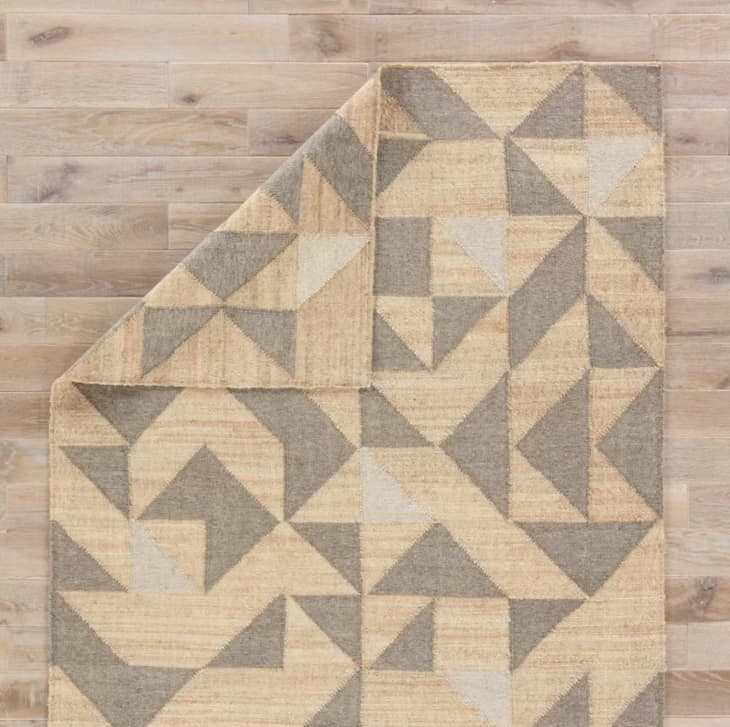 Product Image: Geometric Handmade Flatweave Area Rug, 5' x 8'