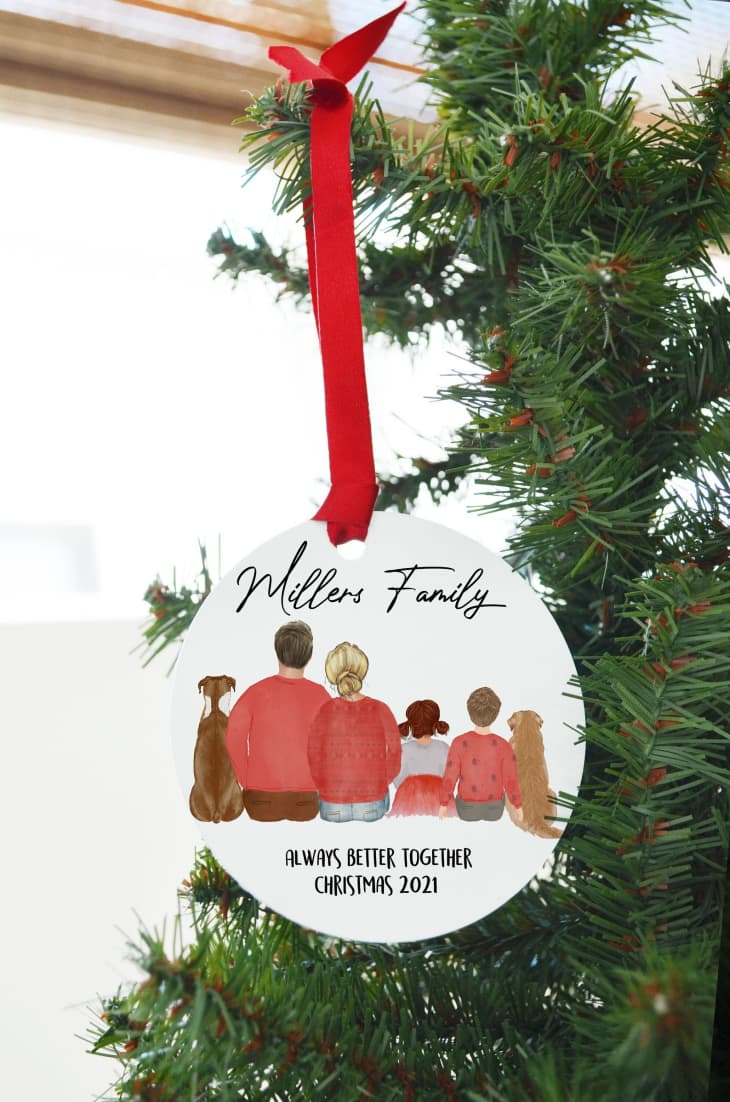 Glacelis Gifts Christmas Ornament Family 2021 at Etsy
