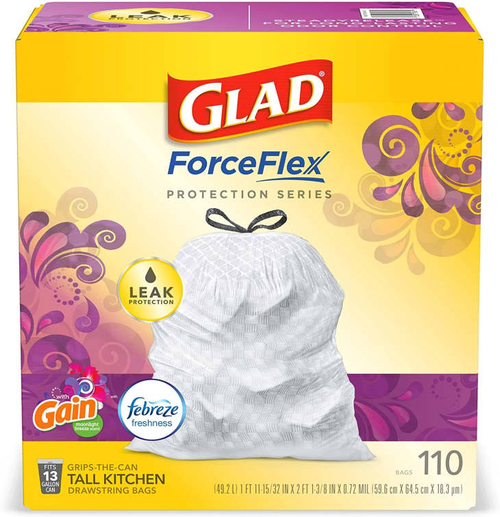 Glad ForceFlex Protection Series Tall Trash Bags at Amazon