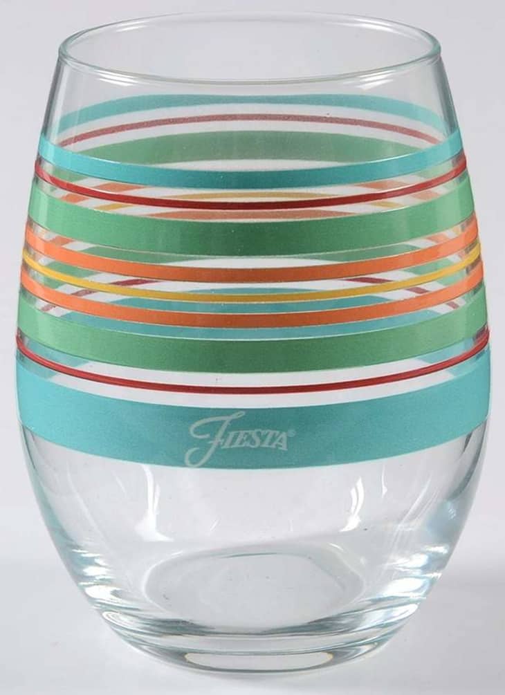 Glassware Stemless Wine Fiestaware Coordinates at Replacements