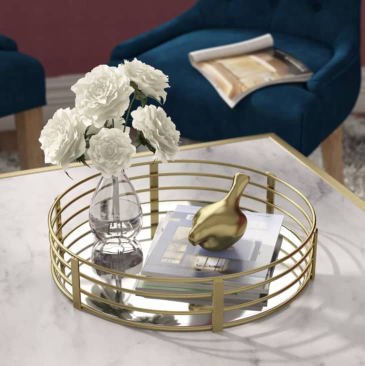 Product Image: Mercer41 Gold Chanetta Tray