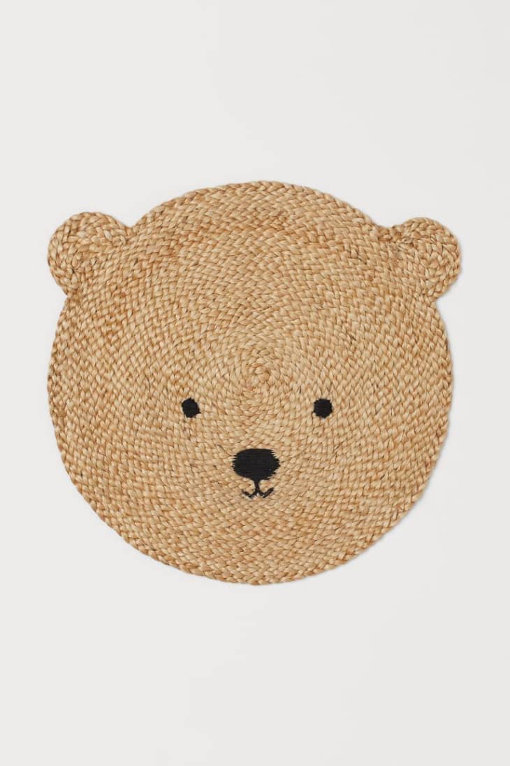 产品形象:黄麻熊垫
