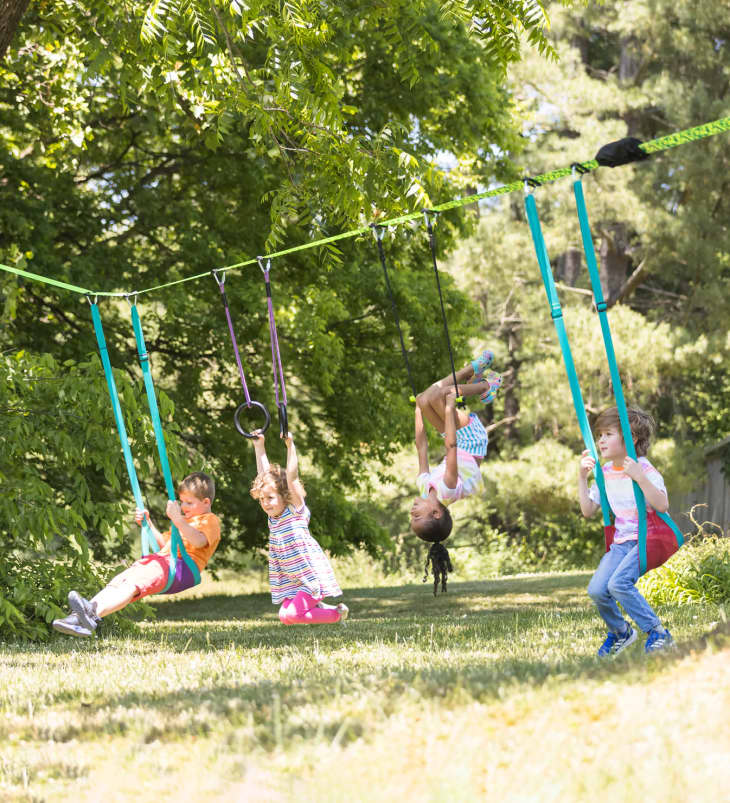 Product Image: Ninjaline Swingline 5-Piece Hanging Obstacle Course Kit with Fabric Swings