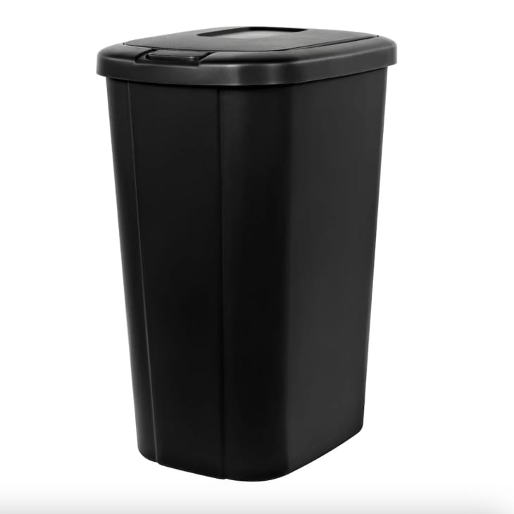 Hefty 13.3-Gallon Plastic Touch-Top Kitchen Trash Can at Walmart