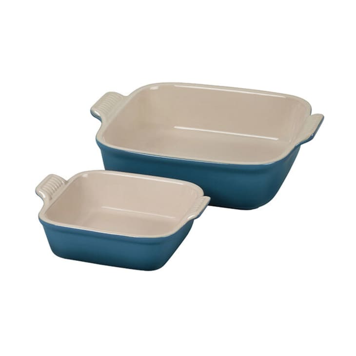 Le Creuset Heritage Stoneware Set of 2 Square Dishes at Wayfair