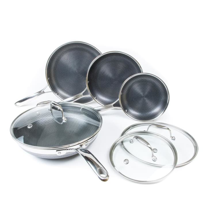 7 Piece Hybrid Cookware Set with Lids and Wok at Hexclad