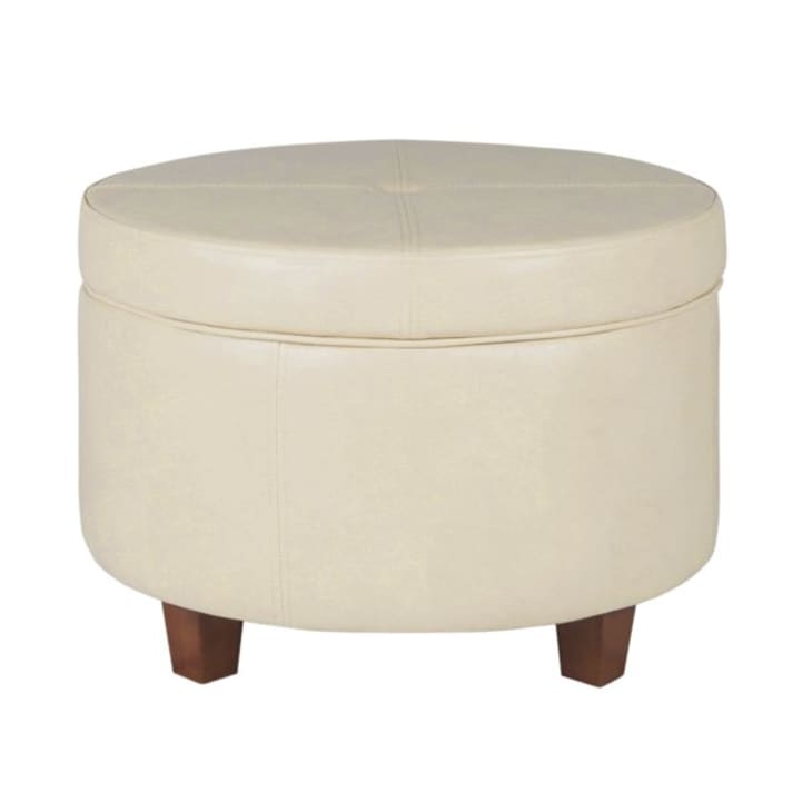 Product Image: HomePop Large Round Storage Ottoman