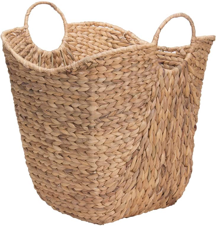 Household Essentials Tall Water Hyacinth Wicker Basket at Amazon