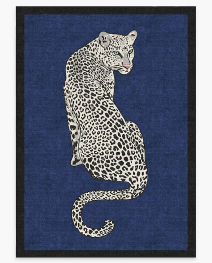 Product Image: Jonathan Adler Snow Leopard Sapphire Rug, 5' x 7'