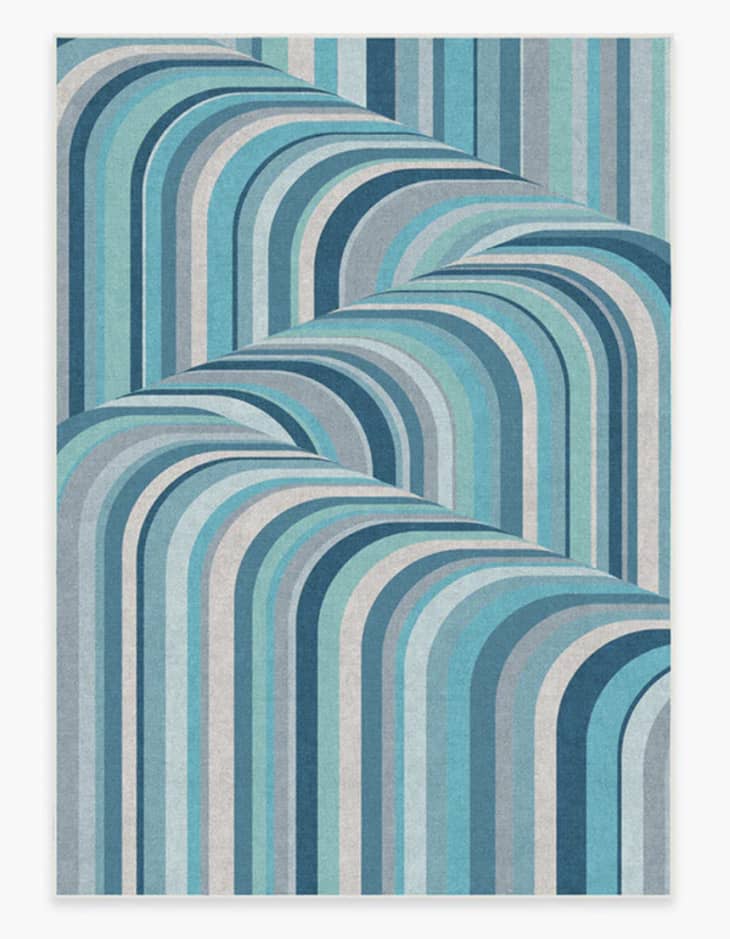 Product Image: Jonathan Adler Waterfall Ocean Blue Rug, 5' x 7'