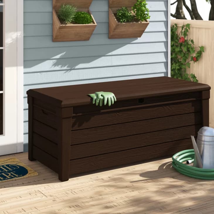 Product Image: Keter Brightwood 120 Gallon Resin Deck Box