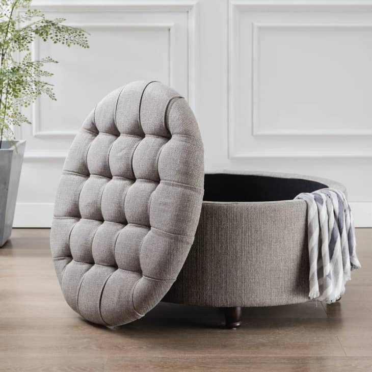 Product Image: Kotter Home Round Tufted Storage Ottoman