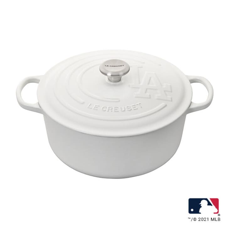 Product Image: Le Creuset Los Angeles Dodgers 7.25 QT. Dutch Oven in White
