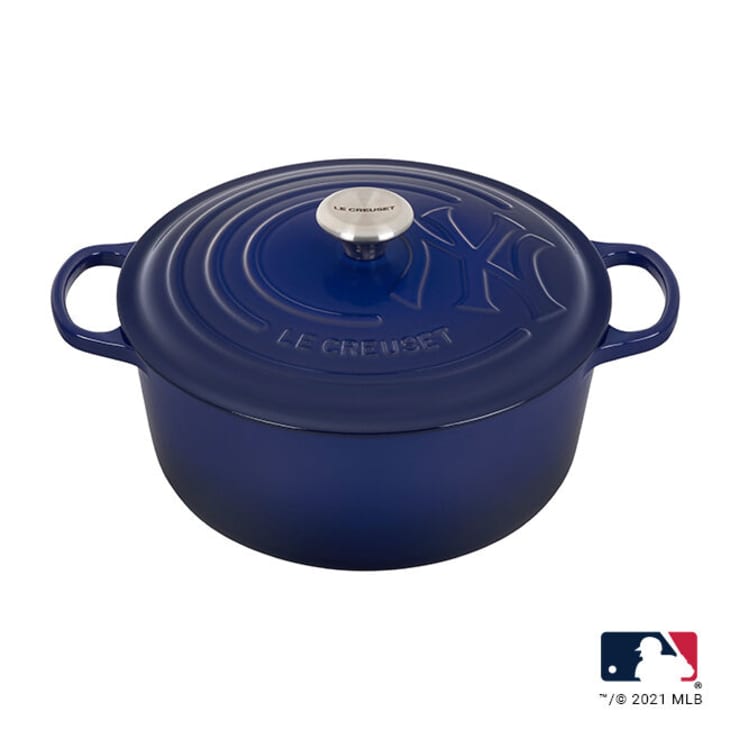 Product Image: Le Creuset New York Yankees 7.25 QT. Dutch Oven in Indigo